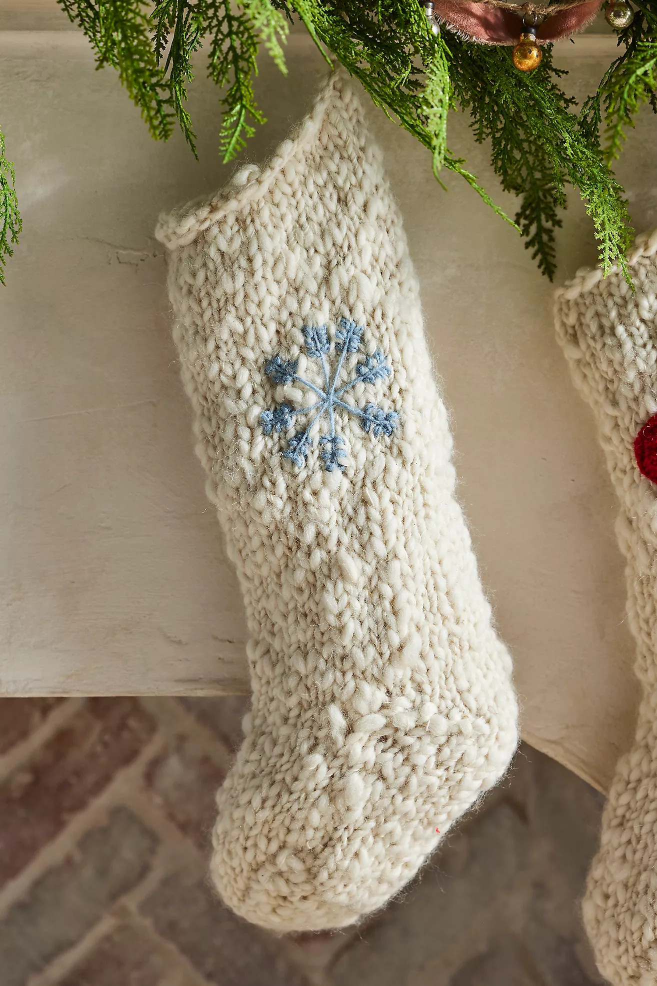 Chunky Knit Holiday Icon Stocking | Terrain