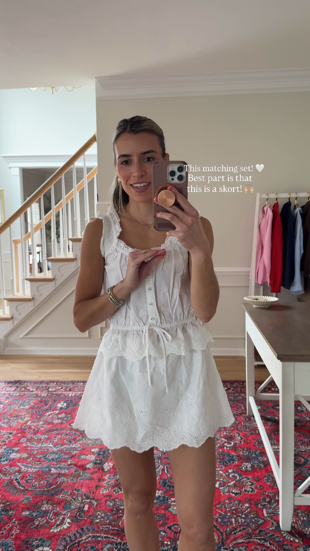 Top size XS 
Skort size small 

#LTKgrwm #LTKFestival