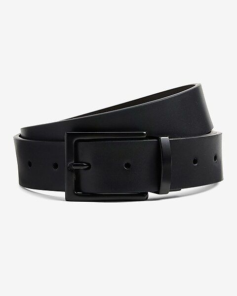 Reversible Leather Prong Buckle Belt | Express