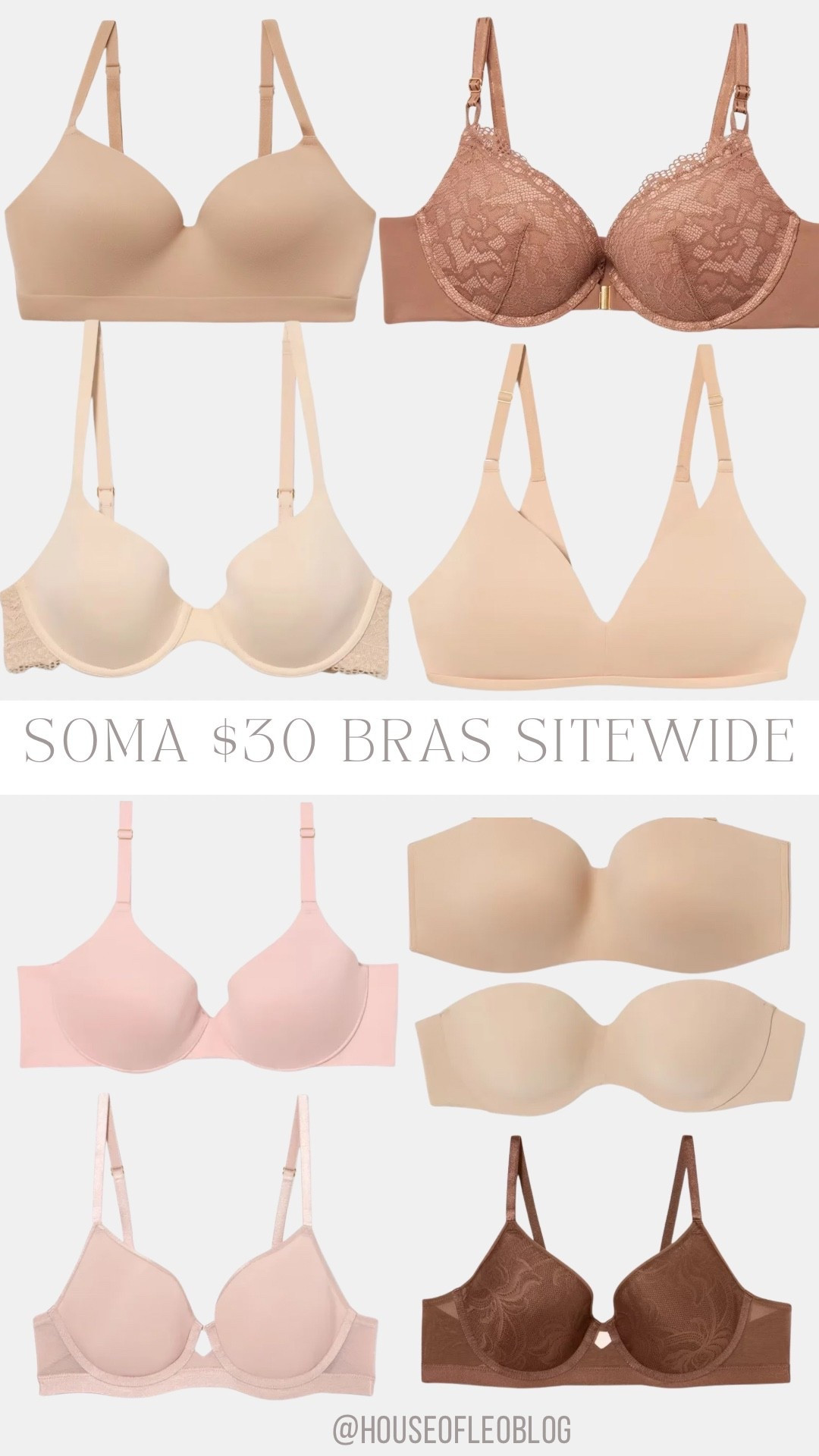 Soma bras $30. Strapless bra, wireless bra.

#LTKSaleAlert