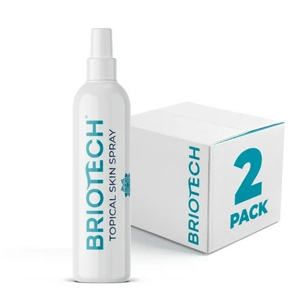 BRIOTECH Pure Hypochlorous Acid Spray Multi Purpose Topical Body & Facial Mist Eyelid Cleanser Support Against Irritation & Redness Relief Dry Skin & Scalp Packaging May Vary 8 fl oz ea 2 ct | Walmart (US)