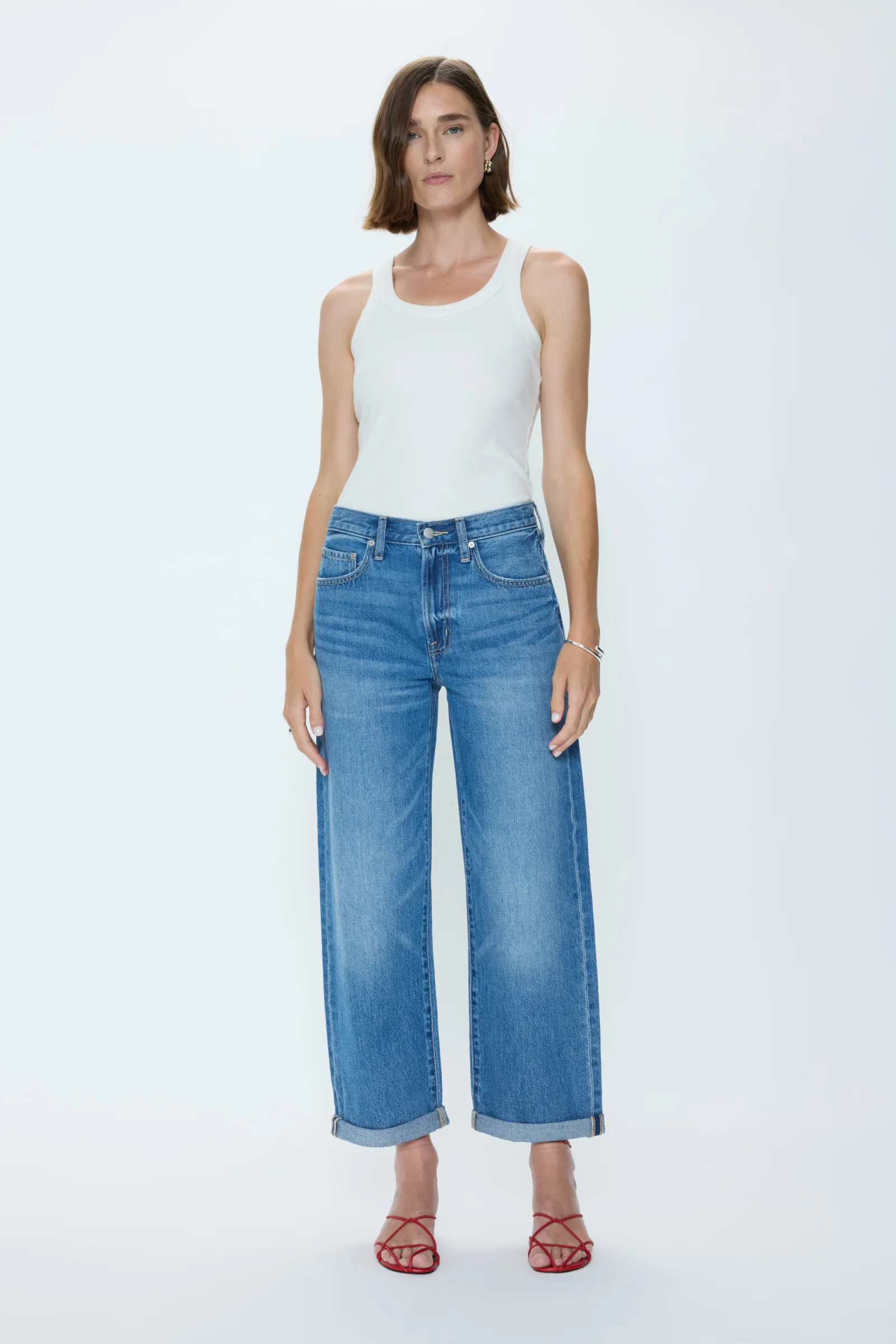 Donny Rolled Hem Boyfriend Jean - Heartfelt | Pistola Denim