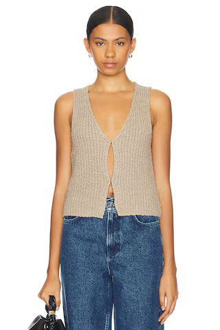 Lovers and Friends Timo Vest in Taupe from Revolve.com | Revolve Clothing (Global)