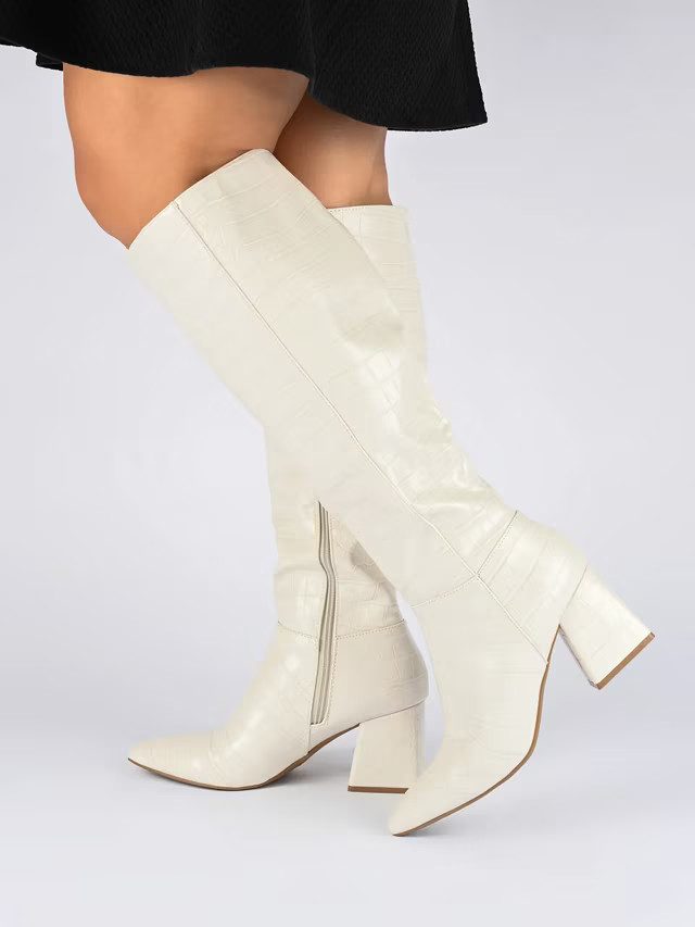 Journee Collection Landree Wide Calf Boot | DSW