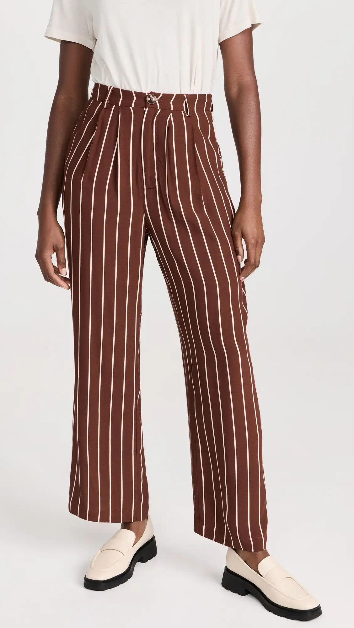 KITRI Edith Pinstripe Trousers | Shopbop | Shopbop