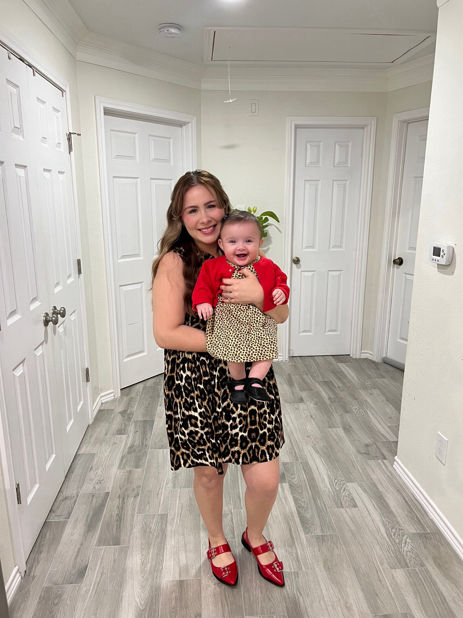 Cheetah Print outfits ❤️🖤🐆 
My dress is from asos and I sized down to a Medium but a small would have been better! Flats I sized down a half size. 

#LTKNYFW #LTKBaby #LTKStyleTip
