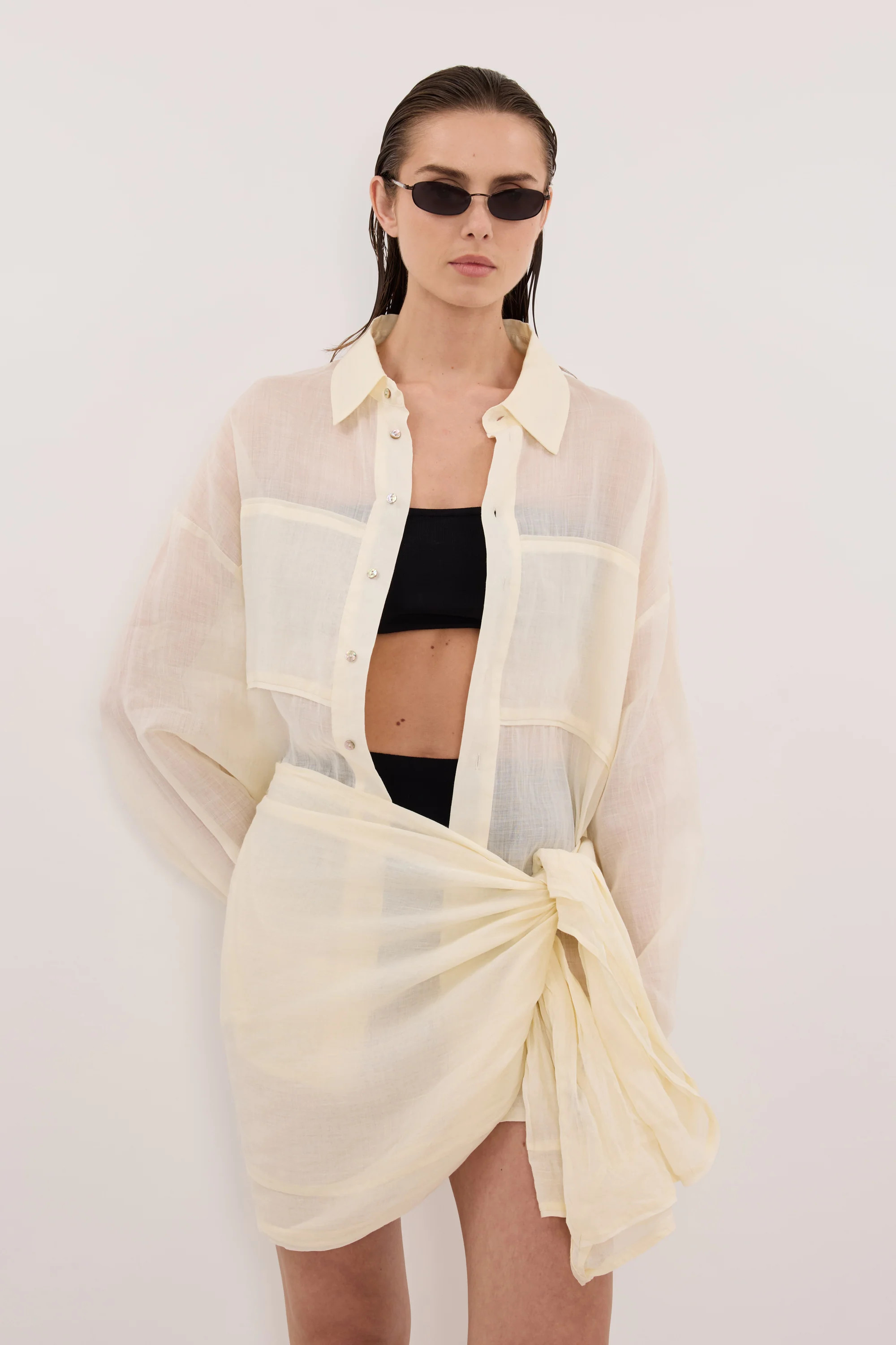 TROPEZ STRAW RAMIE SARONG | DISSH