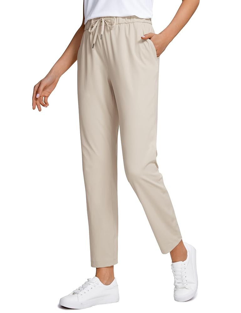 CRZ YOGA Womens 4-Way Stretch Ankle Golf Pants 7/8 Casual Dress Work Athletic Travel Workout Swea... | Amazon (US)