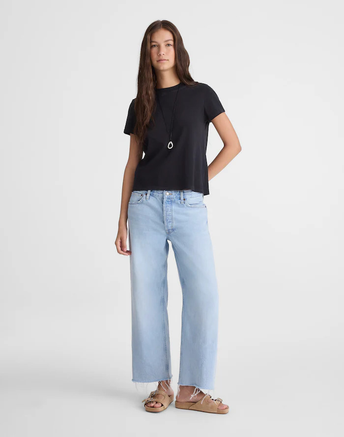 Low-Slung Baggy Crop Jean | Madewell