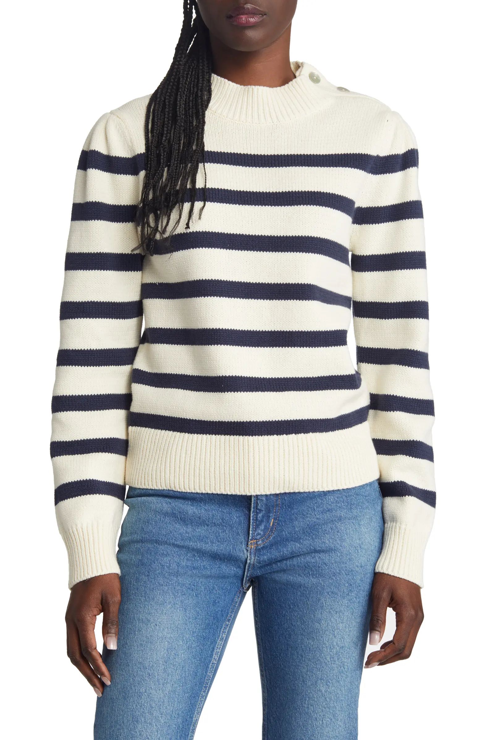 Rails Allie Stripe Cotton Blend Sweater | Nordstrom | Nordstrom