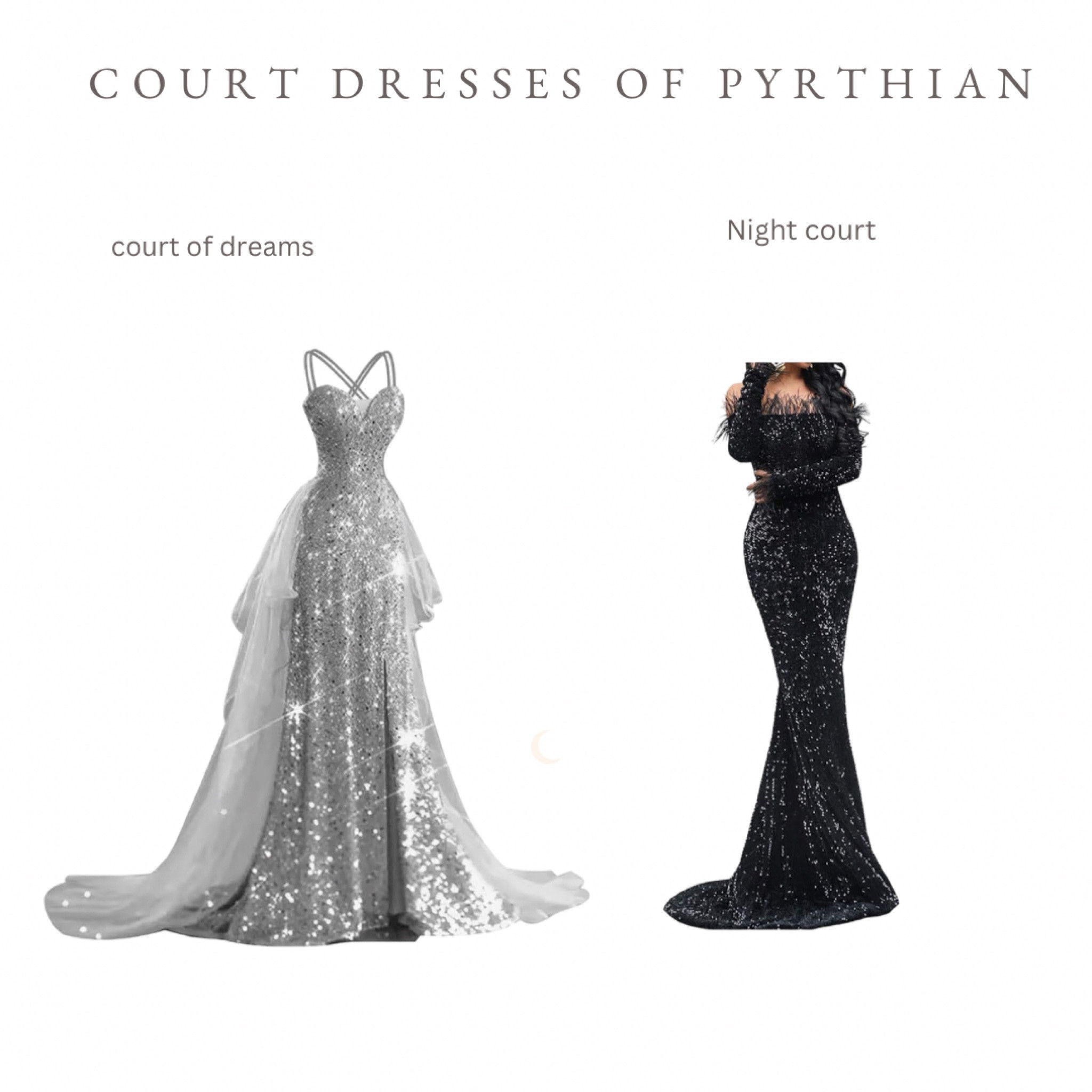 A court of dreams and nightmares. The night court inspired ballgowns 

#LTKFestival #LTKparties #LTKU