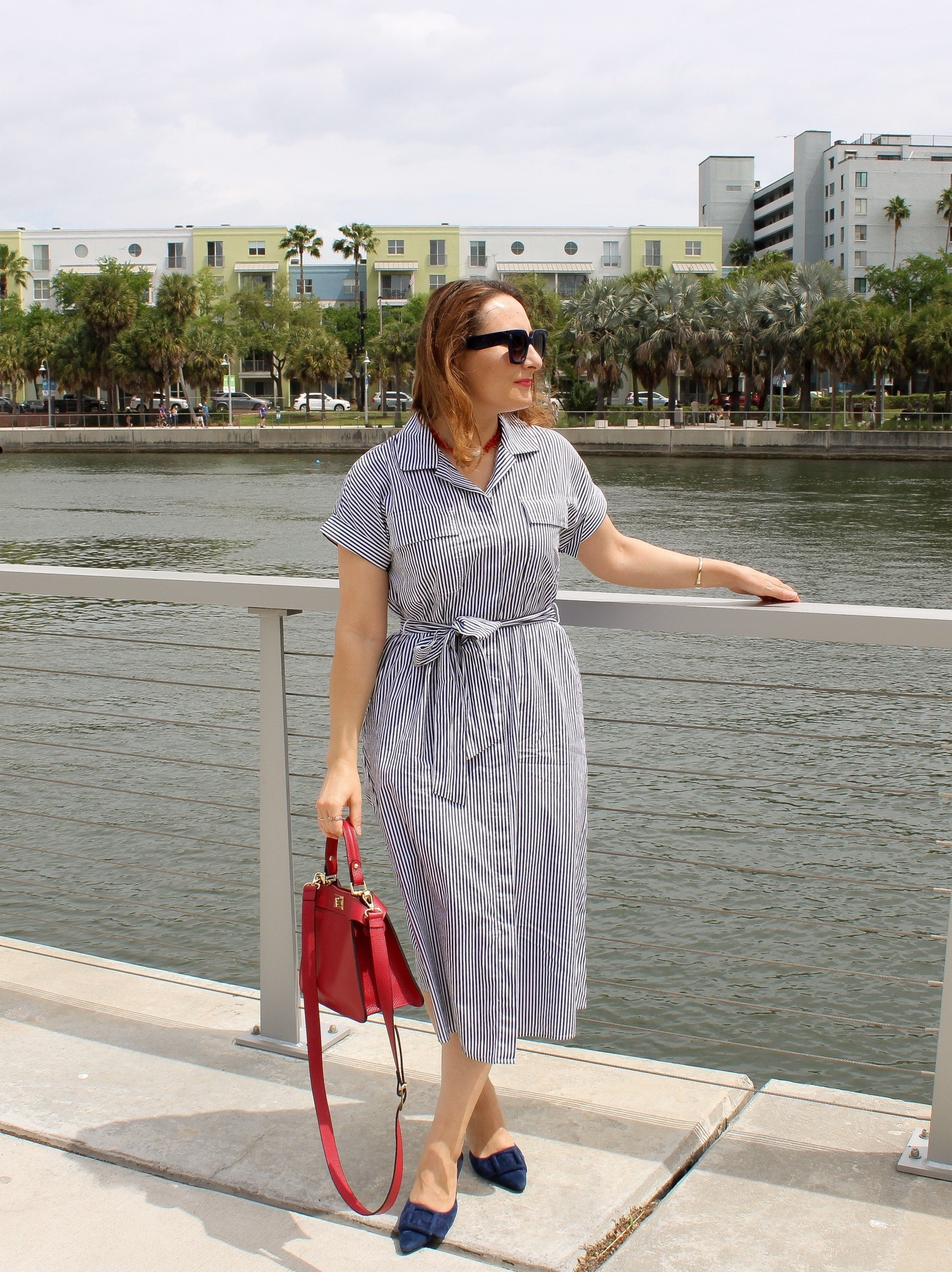 This 100% cotton shirtdress with pockets is $42 + an extra 25% off. It comes in several colors (prices vary) and it’s perfect for when you want to look put-together effortlessly. Great for work and running errands in style. I have it in 3 colors. Has a bit of an oversized fit but I am wearing my normals size small. The fabric has no stretch.

#LTKSaleAlert #LTKWorkwear #LTKootd