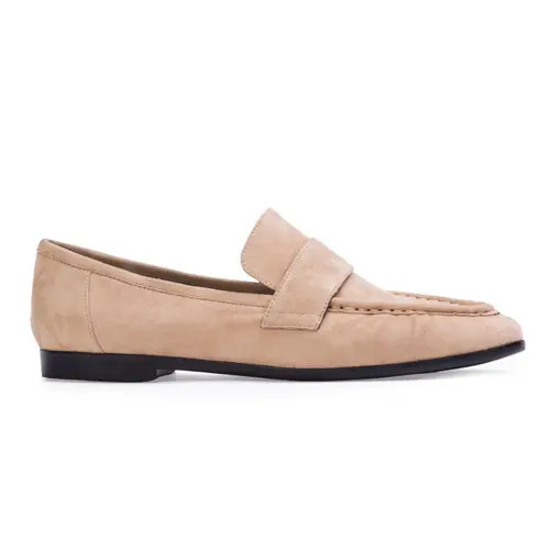 BLACK SUEDE STUDIO Arrow Suede Loafer in Tan Suede at Nordstrom, Size 40 | Nordstrom