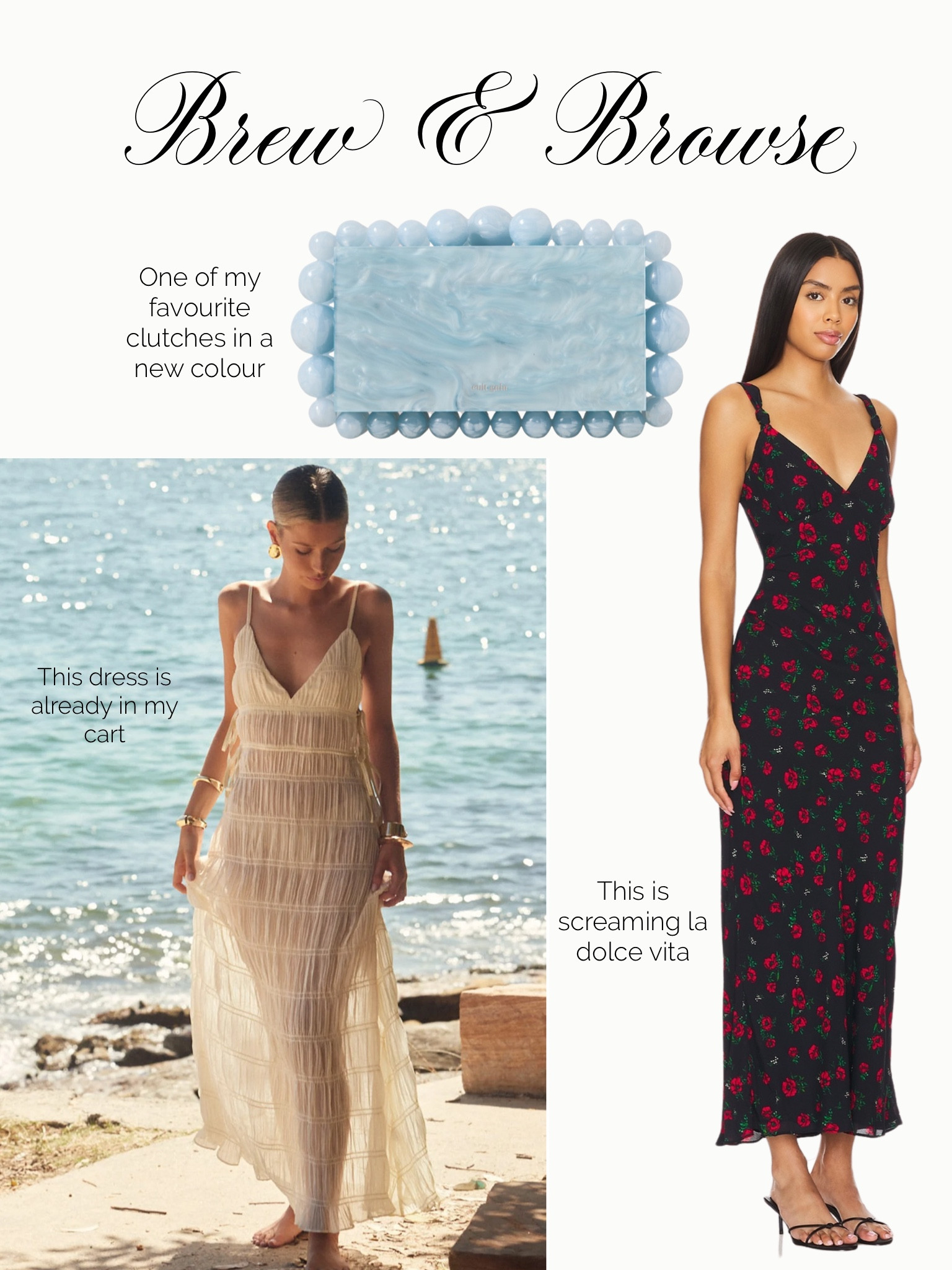 My product picks for your cart this week are here! Both these stunning summer maxi dresses are perfect for those dinners Al fresco and summer holidays. One of my favourite clutches has also come out in this stunning new colour! Great for a summer wedding  

#LTKsummer #LTKstyletip #LTKeurope