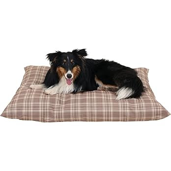 Carolina Pet Tan Plaid Shebang Rectangle Indoor/Outdoor Bed S | Amazon (US)