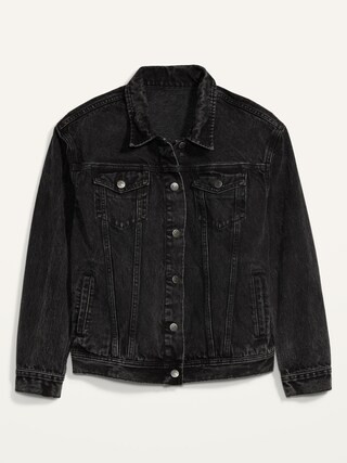Boyfriend Black Jean Jacket for Women | Old Navy (US)