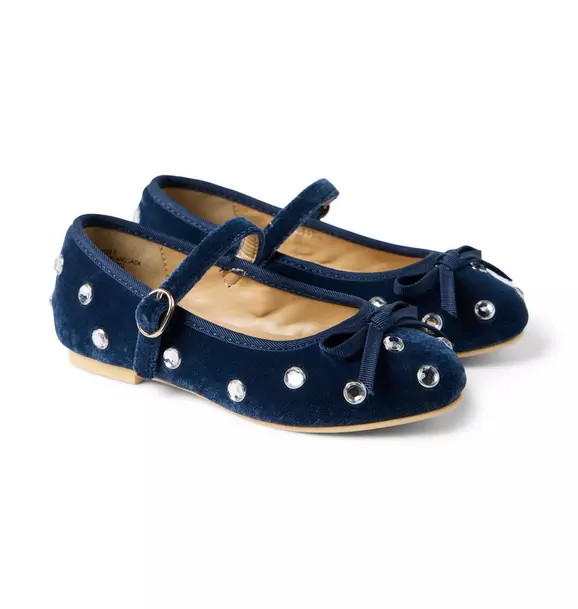 Velvet Jewel Ballet Flat | Janie and Jack