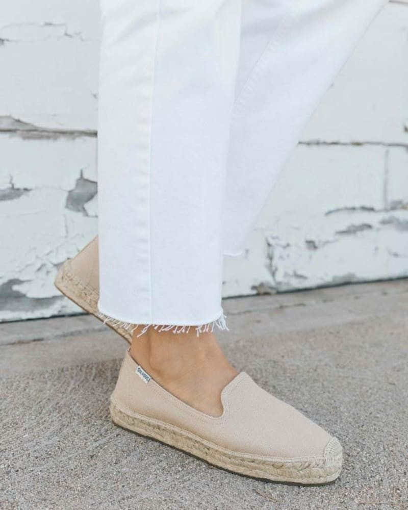 Canvas Platform Smoking Slipper | Soludos