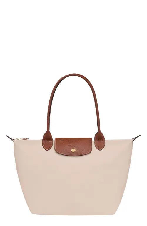 Longchamp Medium Le Pliage Nylon Shoulder Tote in Paper at Nordstrom | Nordstrom