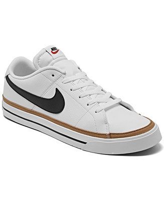 Nike Men's Court Legacy Leather Casual Sneakers from Finish Line & Reviews - Finish Line Men's Sh... | Macys (US)