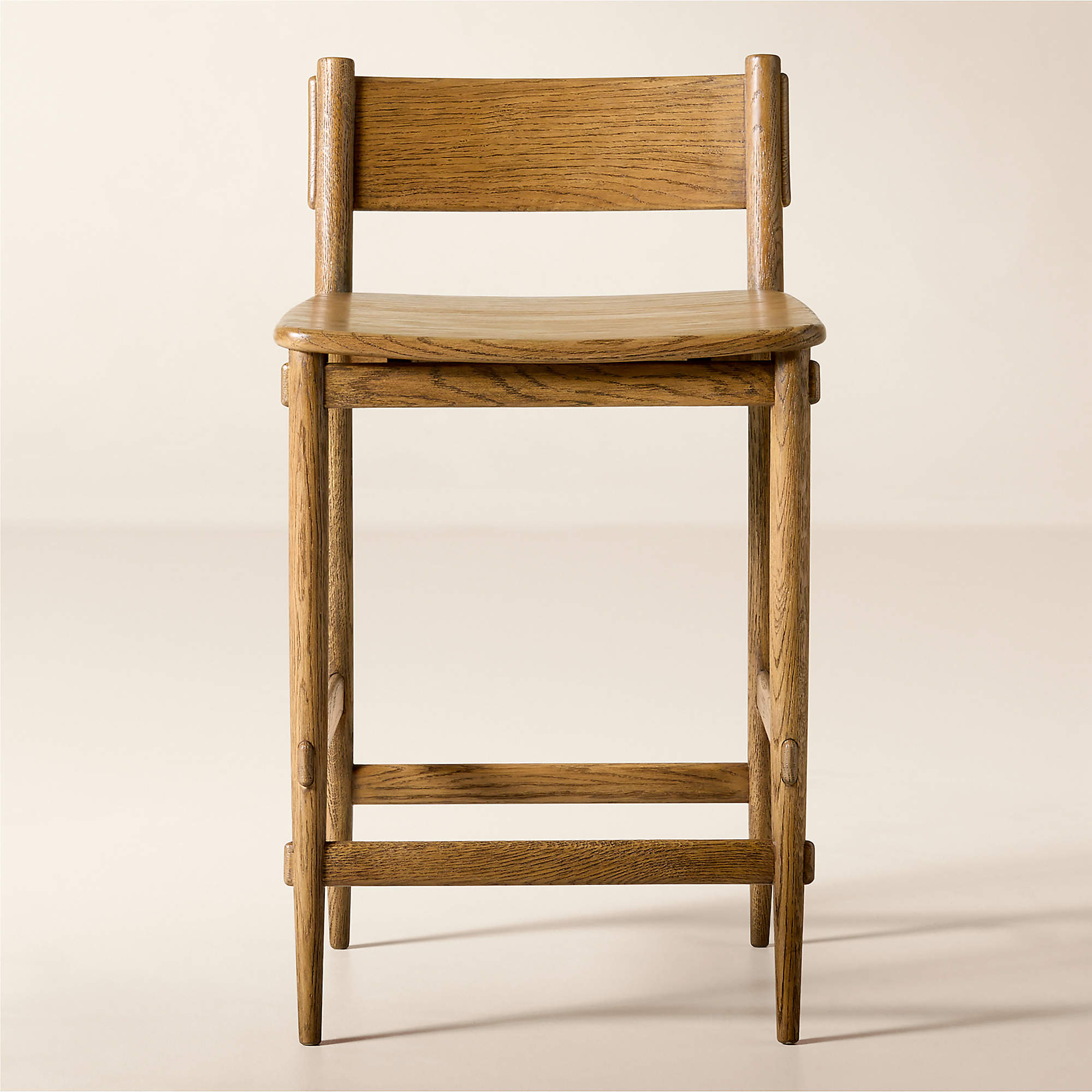Merritt Oak Counter Stool | CB2 | CB2