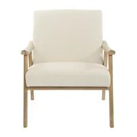 Weldon Chair With Brushed Frame, Linen | Houzz 