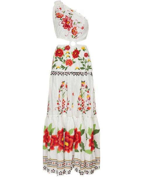 One shoulder maxi dress - FARM RIO | 24S US