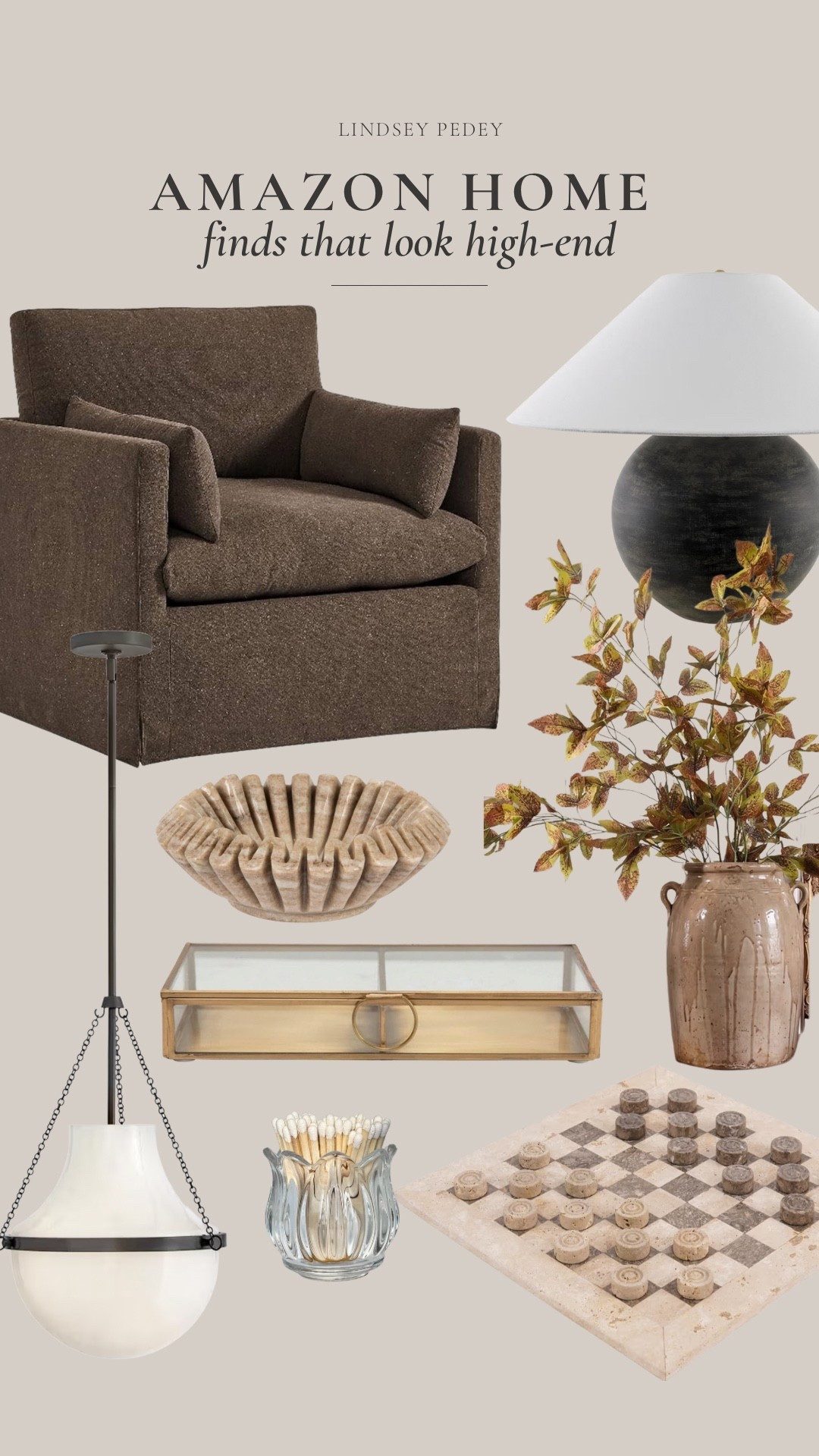 Amazon home finds that look high-end! Amazon home, Amazon furniture, Amazon decor, lamp, fall decor, decor ideas, fall stems, living room decor, fall decor ideas, accent chair, chocolate brown, coffee table decor

#LTKHome