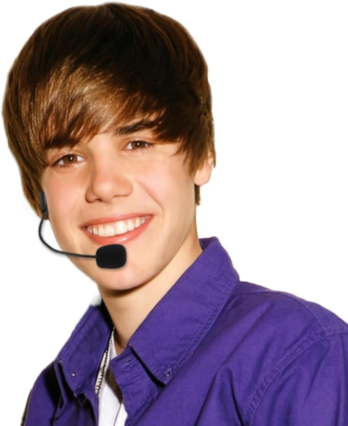 Zadin Fake Microphone Headset Costume, Popstar Head Mic, Jake From State Farm, Bieber, Drive Thru... | Amazon (US)