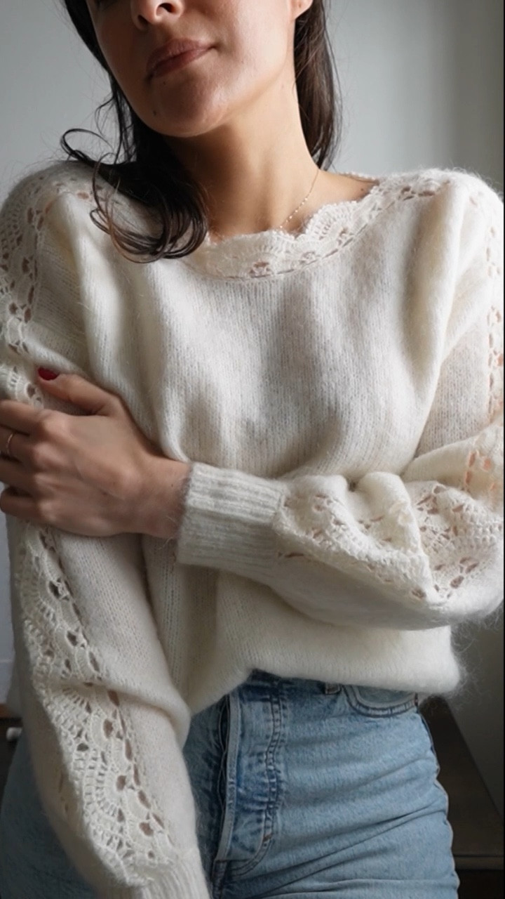 Cozy knits with #sezane #knitwear #fallwardrobe #falloutfits #autumnvibes #grwm 

#LTKSeasonal #LTKworkwear