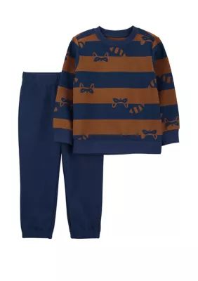 Carter's® Baby Boys Raccoon Sweater Set | Belk