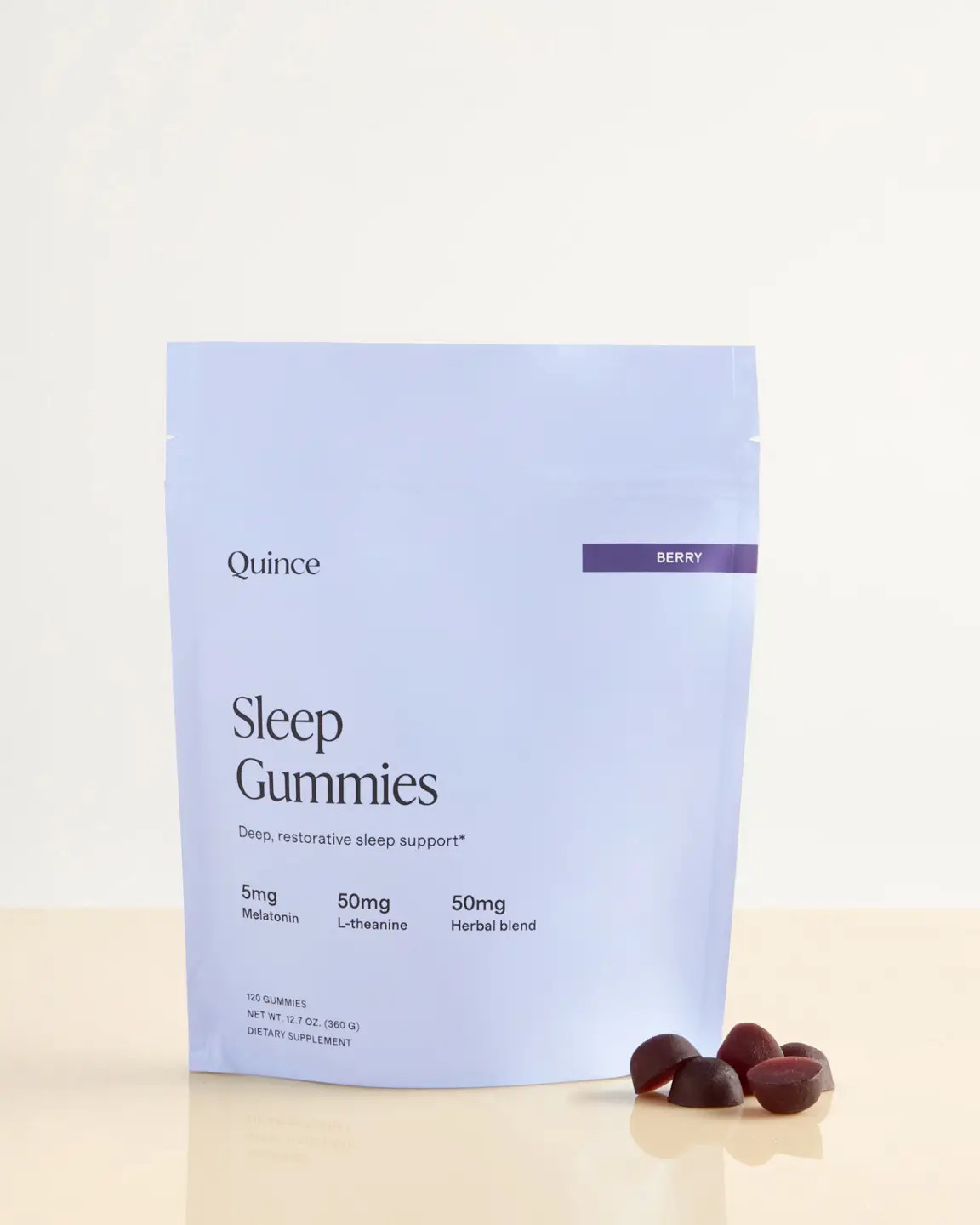 Plant-Based Sleep Gummies in Berry | Quince