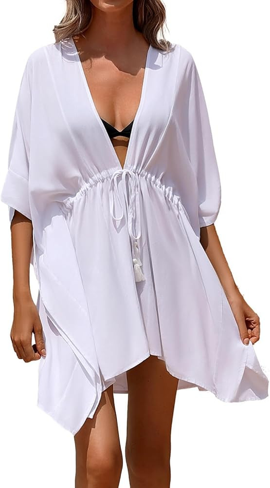 Aqua Eve Kimonos for Women Summer Cover Up Swimsuits Casual Beach Coverups | Amazon (US)