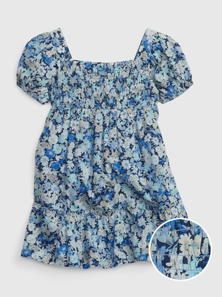 Toddler Puff Sleeve Floral Dress | Gap (US)