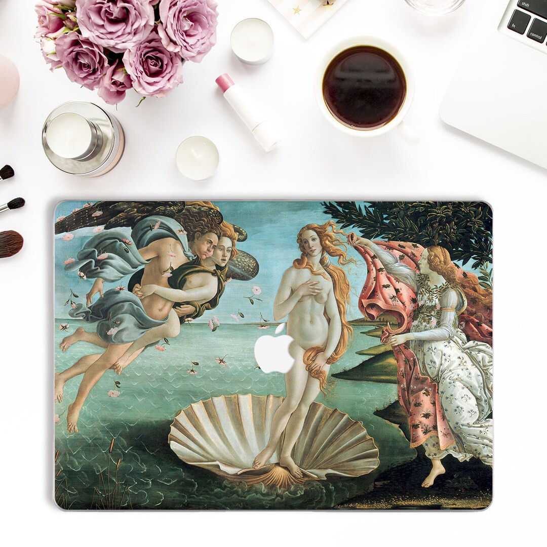 Art MacBook Case Vintage MacBook Pro 13 16 15 Air 13 Painting MacBook 12 Ocean Painted Girl Retro... | Etsy (US)