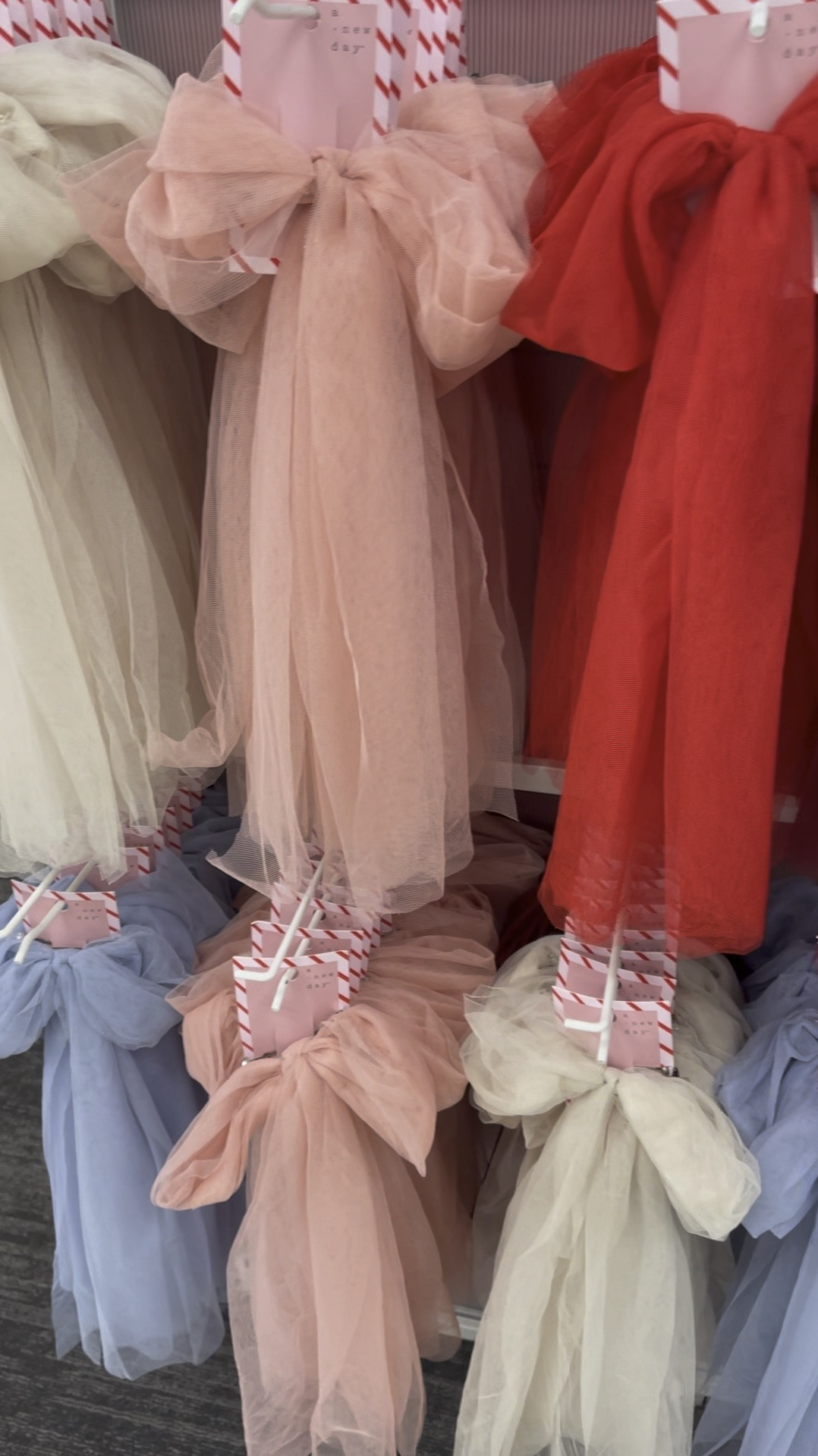 Whimsical Tulle Holiday Hair Bows 🎀