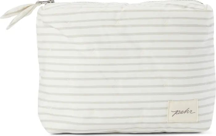 Water Resistant Coated Organic Cotton Pouch | Nordstrom