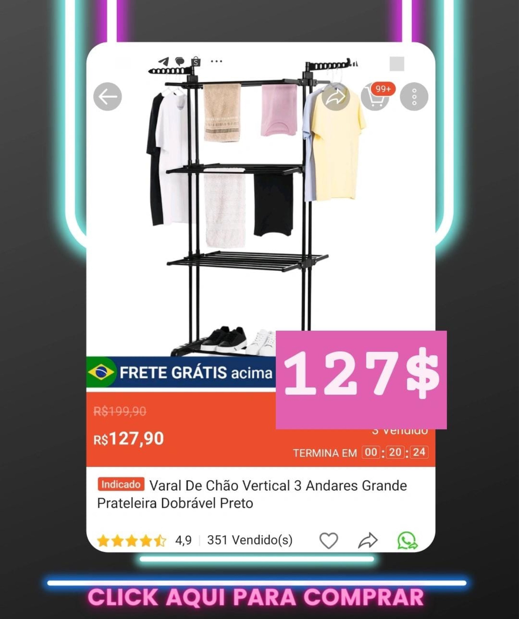 Varal vertical 