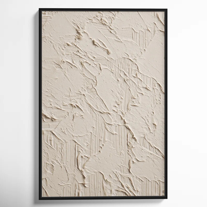 Joss & Main Muted Dabs by Oliver Gal - Floater Frame Print on Canvas & Reviews | Wayfair | Wayfair North America
