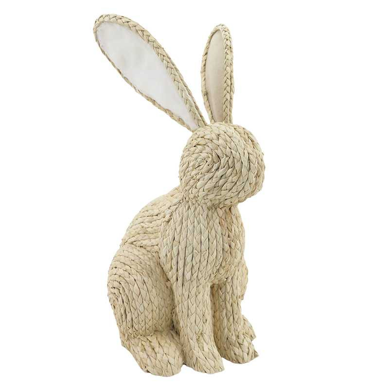 Honeybloom Braided Jute Rabbit, 18" | At Home