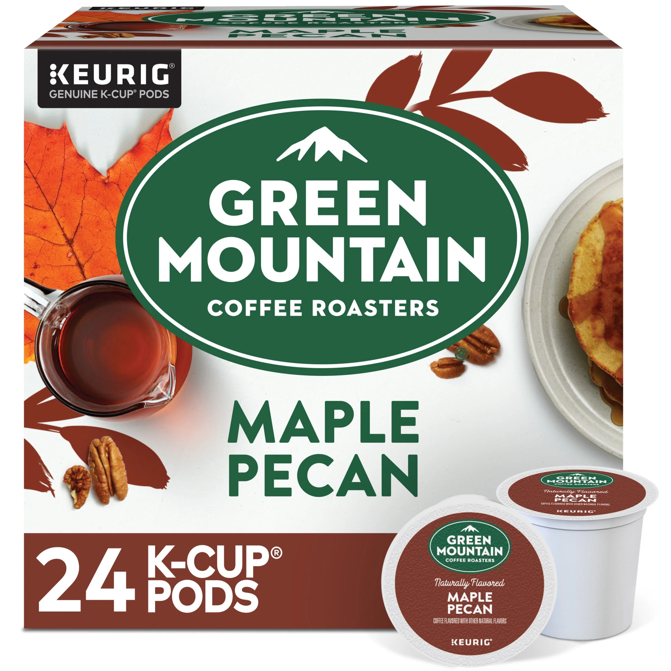 Green Mountain Coffee Roasters, Maple Pecan Light Roast K-Cup Coffee Pods, 24 Count | Walmart (US)