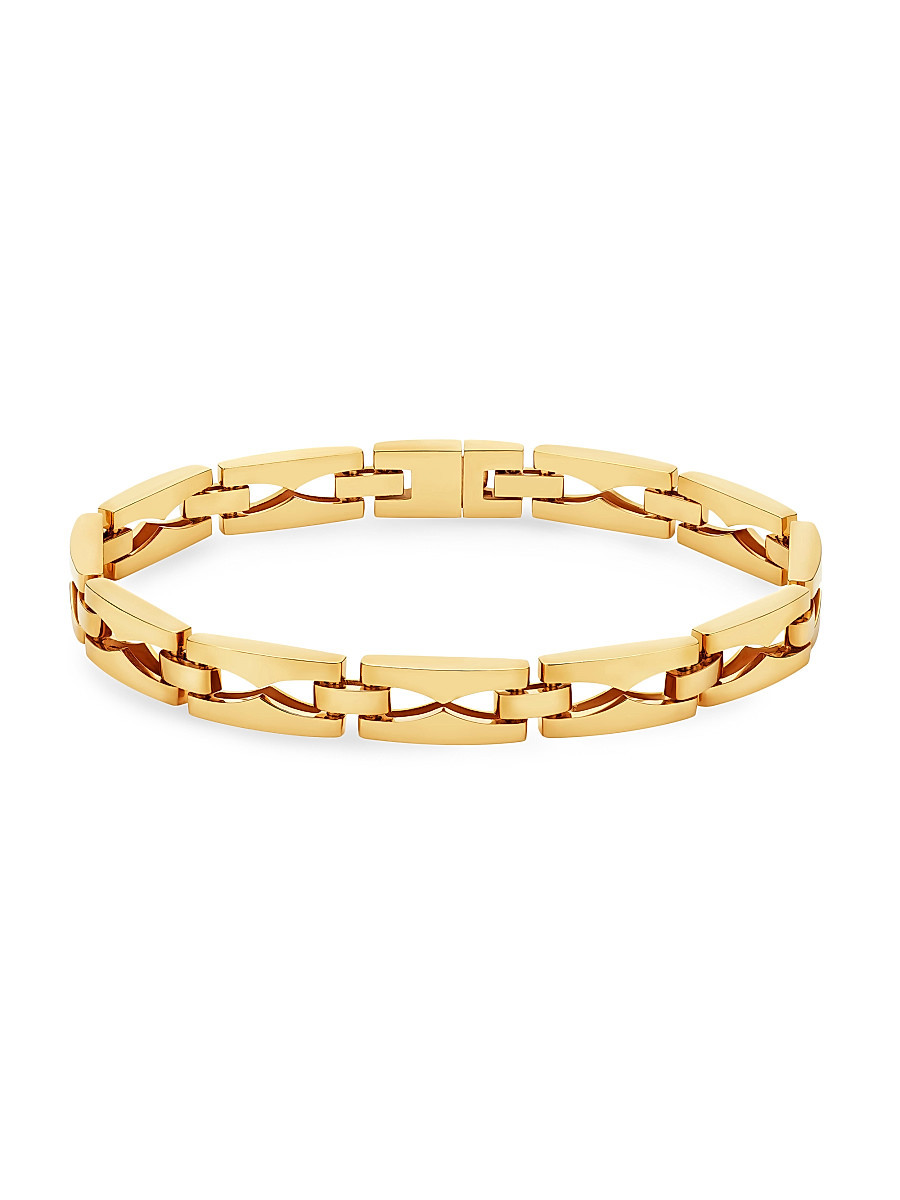 Women's B. zero1 18K Yellow Gold Chain Bracelet - Yellow Gold - Size 6 | Saks Fifth Avenue