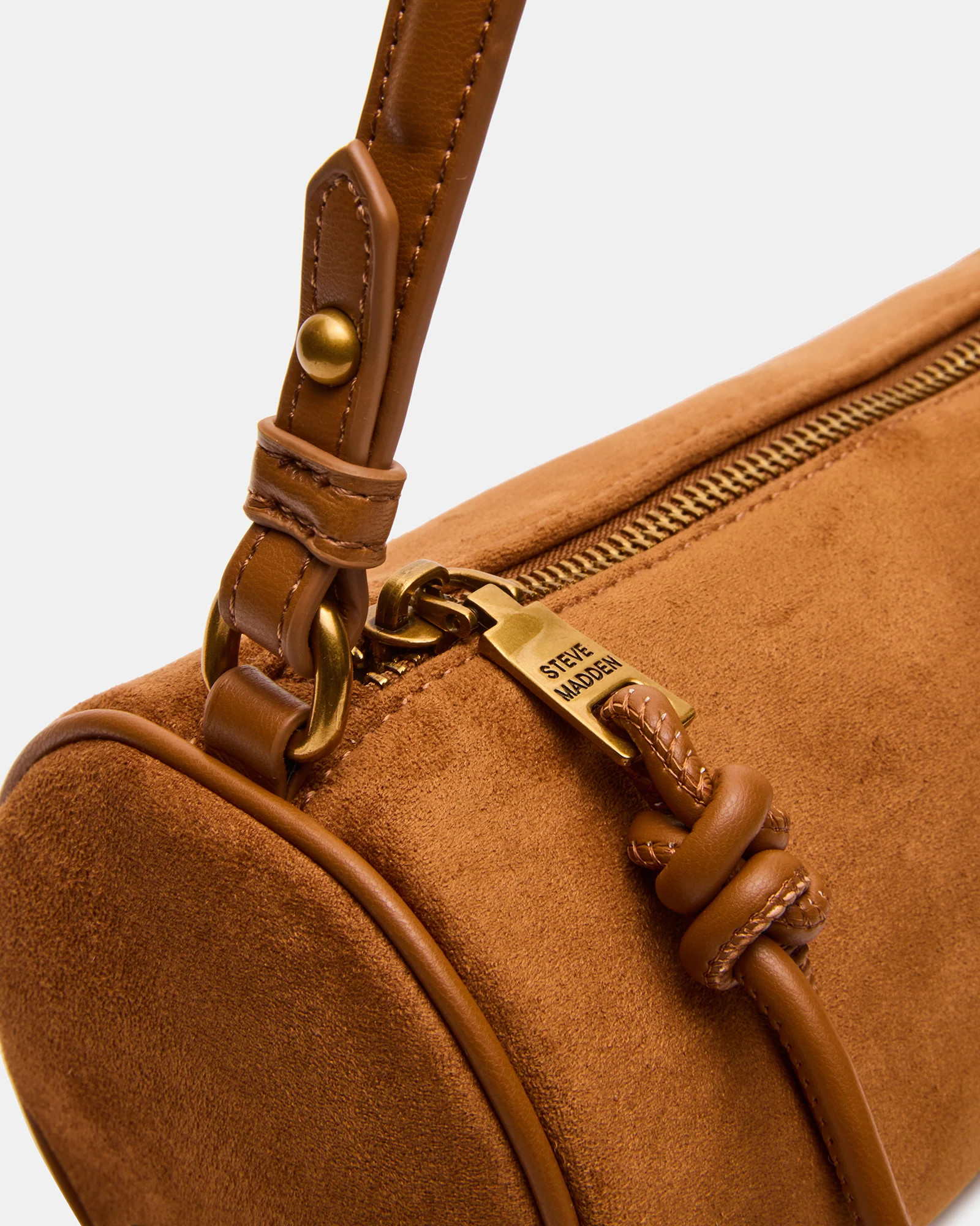 PRIYA Bag Tobacco Mini Barrel Shoulder Handbag | Steve Madden (US)
