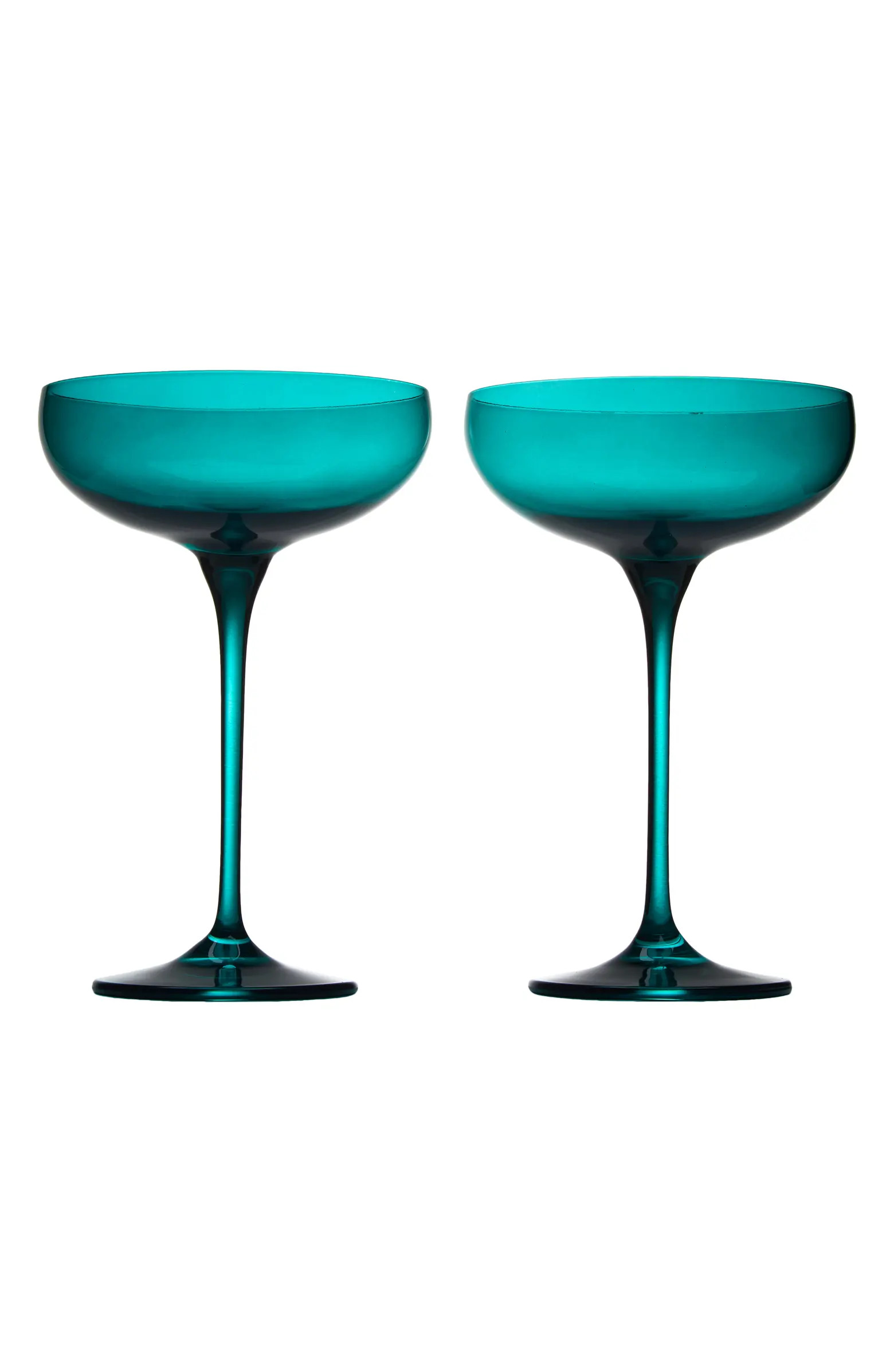 Estelle Colored Glass Set of 2 Stem Coupes | Nordstrom | Nordstrom