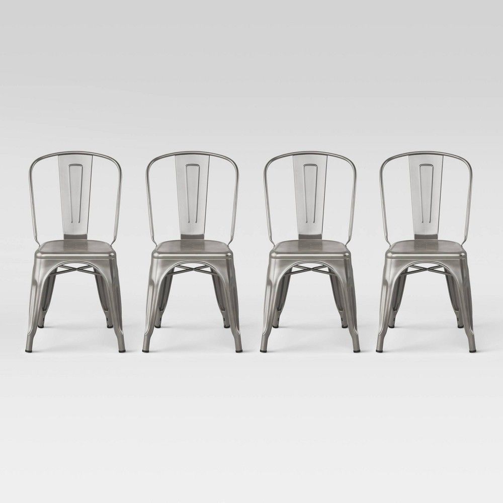 Set of 4 Carlisle High Back Dining Chair Natural - Threshold | Target