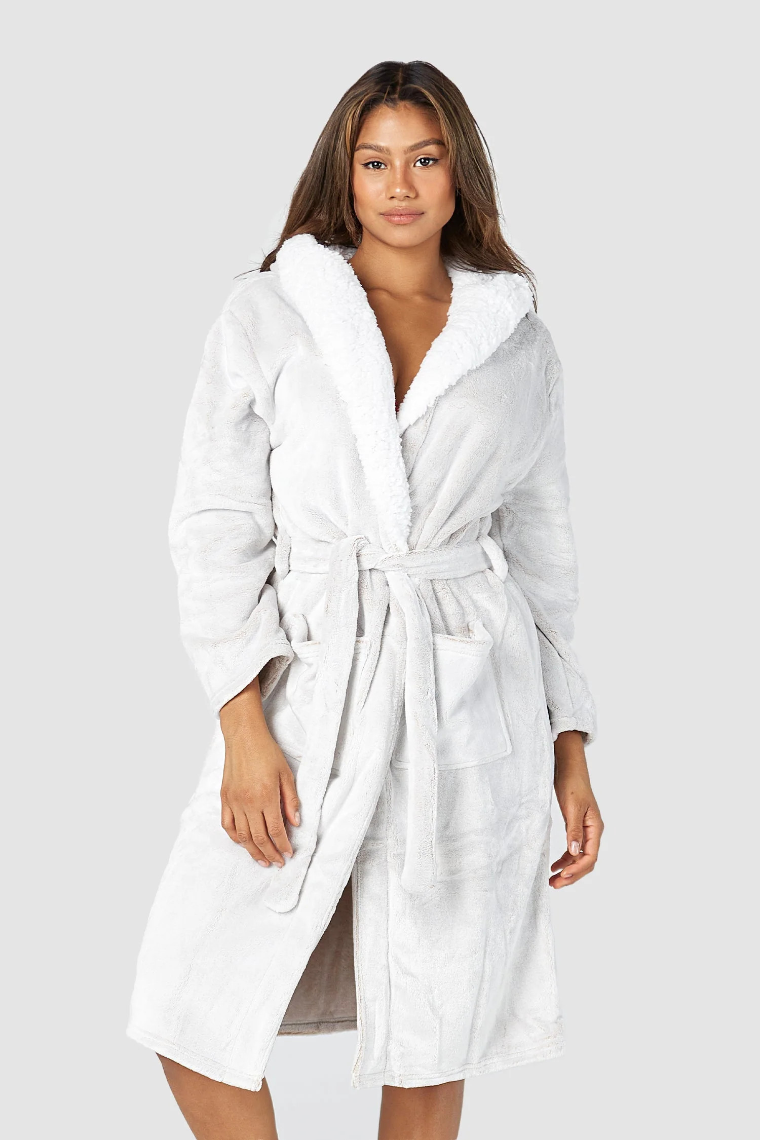 So Soft Luxury Dressing Gown - Mink | Lounge UK