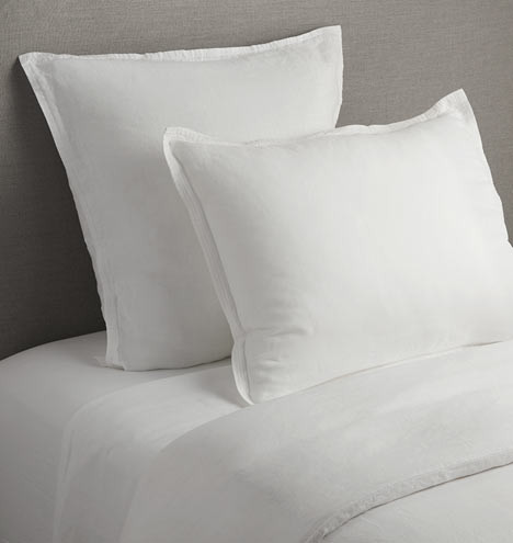 Belgian Flax Linen Duvet Cover & Shams Item # E9056 | Rejuvenation
