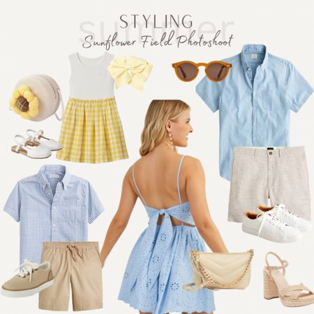 A sunflower field photoshoot with the family is perfect for the summer! These summer outfits would look amazing with sunflowers as the backdrop!

#LTKSeasonal #LTKFamily #LTKStyleTip