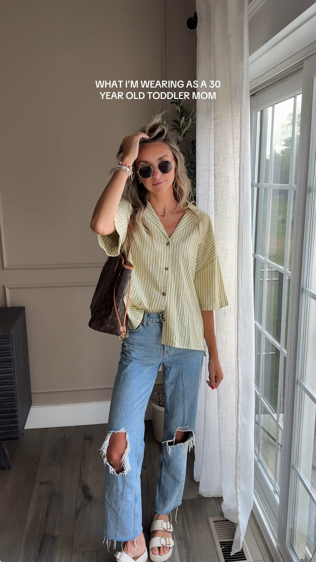 Shirt is billabong found on sale at a boutique at the beach but wearing a size S! Jeans are old American eagle and shoes are Dolce Vita! 

#LTKStyleTip #LTKFindsUnder50 #LTKWorkwear