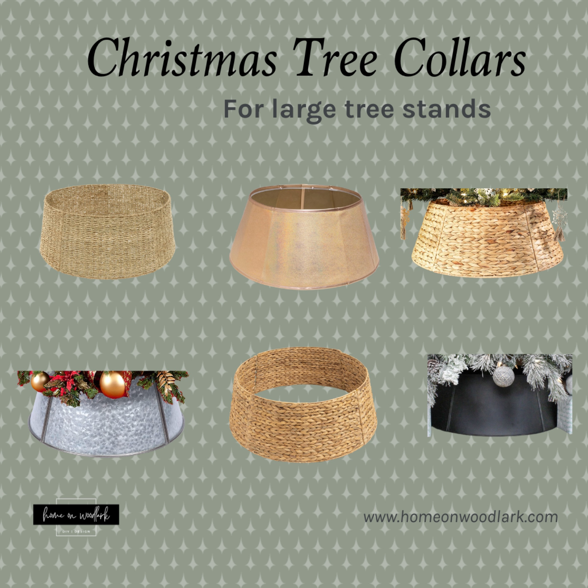 Christmas tree collars for large trees!  

Galvanized steel tree collar.  Basket tree collar.  Black tree collar. Christmas tree collars.  Gold tree collars.  

#LTKHome #LTKSeasonal #LTKHoliday